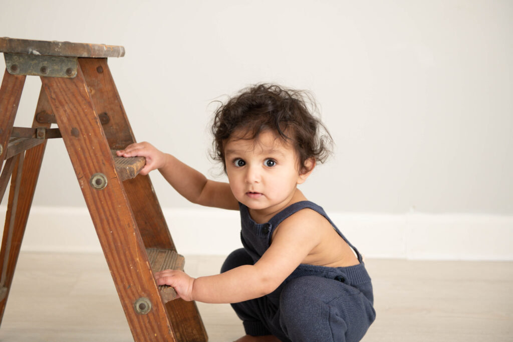 Philadelphia Pediatrician Dr. Meghna Patel family in Valerie Maria Photography studio