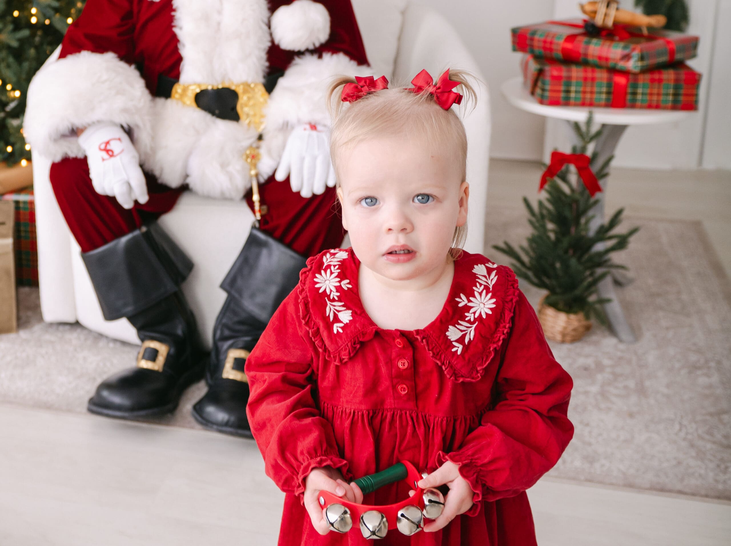 santa photoshoot